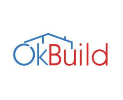 OKBuild logo for custom building materials and interior solutions