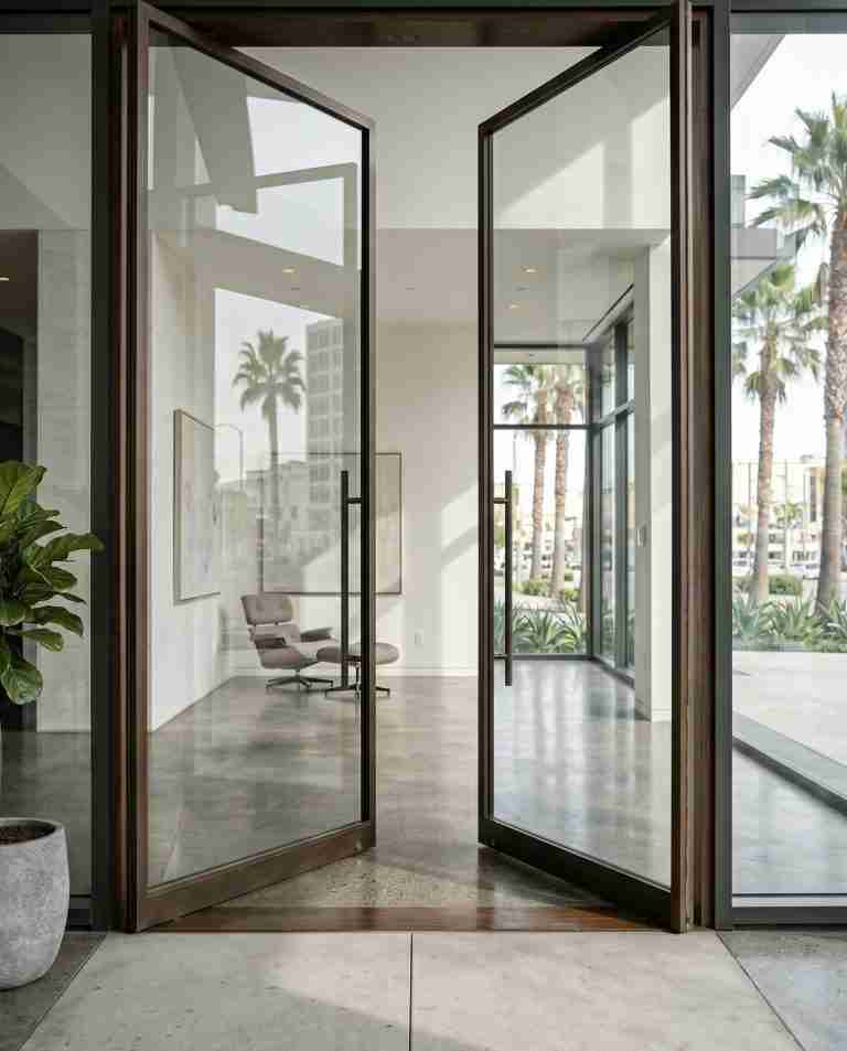 Glass Pivot Doors